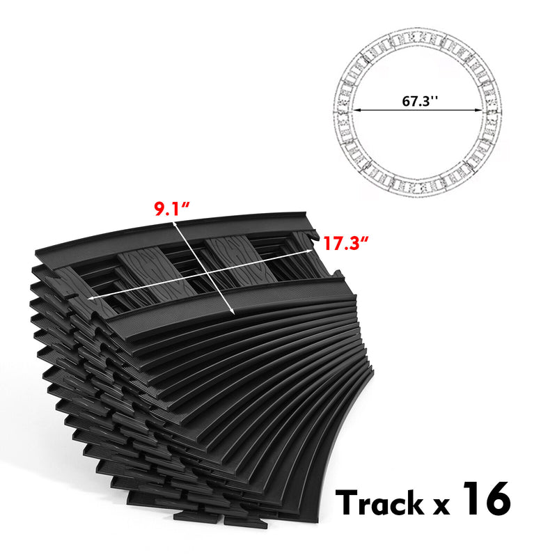 6V Electric Ride-On Train Toy for Kids with Tracks, Music, Lights and Whistle Magic Cars 11