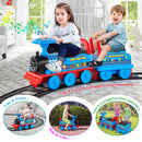 6V Electric Ride-On Train Toy for Kids with Tracks, Music, Lights and Whistle Magic Cars 12