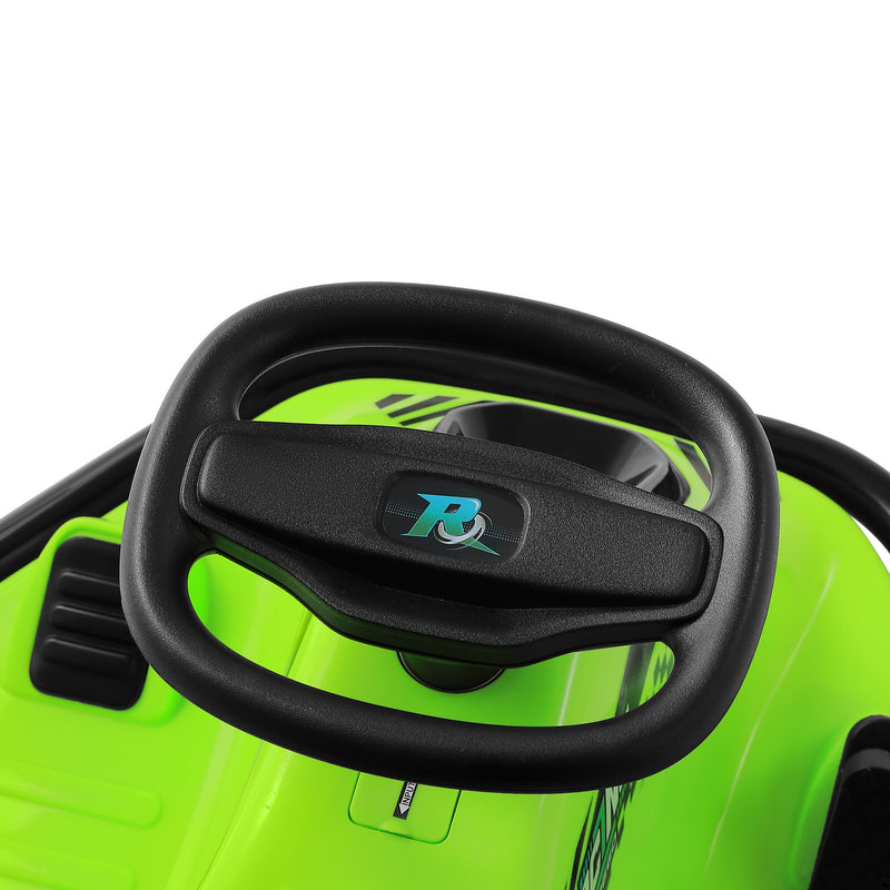 Green 24V Electric Drifting Go-Kart with Adjustable Speeds for Kids Magic Cars 15