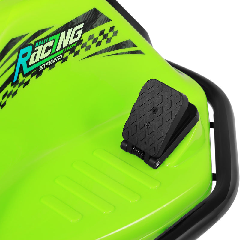 Green 24V Electric Drifting Go-Kart with Adjustable Speeds for Kids Magic Cars 20