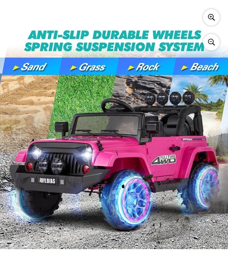 Electric Kids Ride-On Truck with Bluetooth, Remote Control, and MP3 Player Magic Cars 5