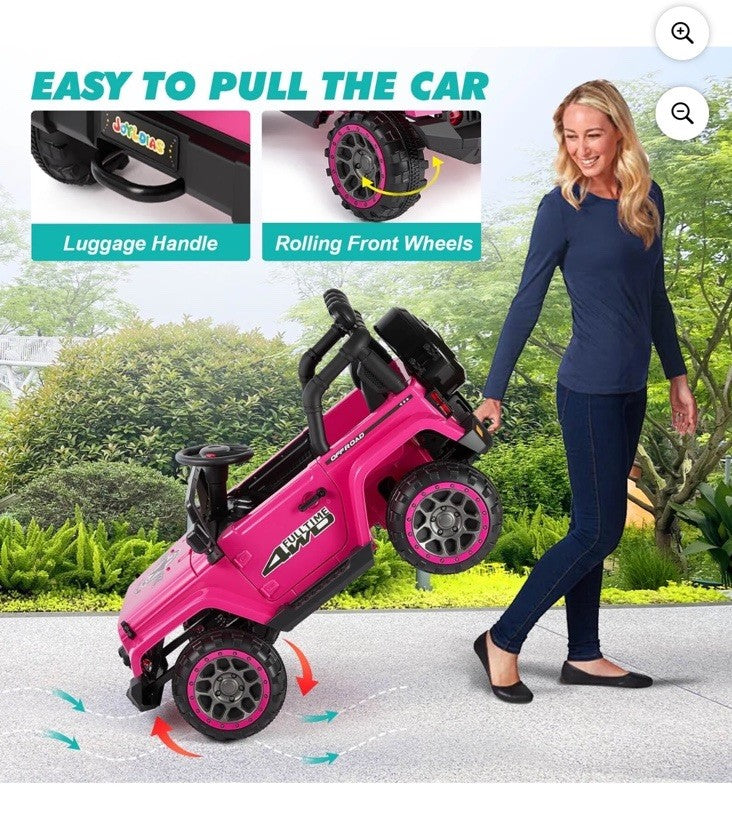 Electric Kids Ride-On Truck with Bluetooth, Remote Control, and MP3 Player Magic Cars 7