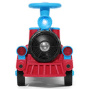 Large 12V Electric 2-Seater Blue Kids Ride-On Train with Carriage and 2 Speeds Magic Cars 11