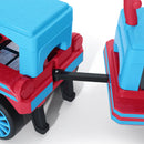 Large 12V Electric 2-Seater Blue Kids Ride-On Train with Carriage and 2 Speeds Magic Cars 15