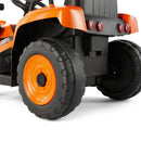 12V Orange Electric Ride-On Excavator with Remote Control for Kids Boys and Girls Gift Magic Cars 16
