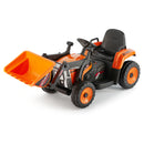 12V Orange Electric Ride-On Excavator with Remote Control for Kids Boys and Girls Gift Magic Cars 19