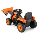12V Orange Electric Ride-On Excavator with Remote Control for Kids Boys and Girls Gift Magic Cars 23