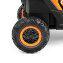 Orange 12V Electric Ride-On UTV Car for Kids with 3 Speeds, Music, and Remote Control Magic Cars 16