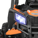 Orange 12V Electric Ride-On UTV Car for Kids with 3 Speeds, Music, and Remote Control Magic Cars 17