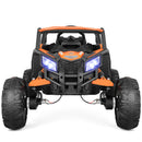 Orange 12V Electric Ride-On UTV Car for Kids with 3 Speeds, Music, and Remote Control Magic Cars 19