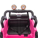 12V Pink Electric Kids Ride-On Car Toy with 3 Speeds, LED Lights, MP3 Player, and Remote Control Magic Cars 10