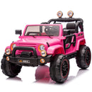 12V Pink Electric Kids Ride-On Car Toy with 3 Speeds, LED Lights, MP3 Player, and Remote Control Magic Cars 19