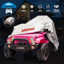 12V Pink Electric Kids Ride-On Car Toy with 3 Speeds, LED Lights, MP3 Player, and Remote Control Magic Cars 9