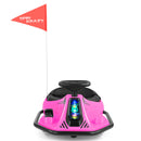 24V Pink Electric Kids Drifting Ride-On Car with 360° Rotation Magic Cars 3