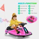 24V Pink Electric Kids Drifting Ride-On Car with 360° Rotation Magic Cars 5