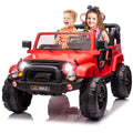 12V Battery-Powered Kids Ride-On Jeep with Music and Remote Control in Pink, Red or Black Magic Cars Variant 0