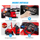 12V Red Kids 2-Seater Ride-On Truck with LED Lights, Music, and Remote Control Battery-Powered Car Magic Cars 12