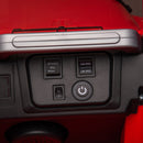 Red 12V Electric Kids Ride-On Truck with 3 Speeds, MP3, LED Lights, Cover, and Remote Control Magic Cars 17