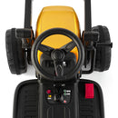 12V Yellow Electronic Ride-On Excavator Digger Car with 3 Speeds, Music, and Remote Control Magic Cars 11