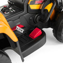 12V Yellow Electronic Ride-On Excavator Digger Car with 3 Speeds, Music, and Remote Control Magic Cars 14