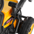 12V Yellow Electronic Ride-On Excavator Digger Car with 3 Speeds, Music, and Remote Control Magic Cars 15