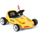12V Yellow Kids Ride-On Go Kart Car with 3 Speeds, Bluetooth Music, and Remote Control Magic Cars 16