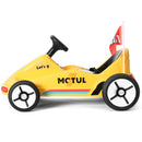 12V Yellow Kids Ride-On Go Kart Car with 3 Speeds, Bluetooth Music, and Remote Control Magic Cars 21