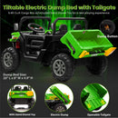 24V Green 4WD 2-Seater Ride-On Tractor with Remote Control and Trailer Magic Cars 2