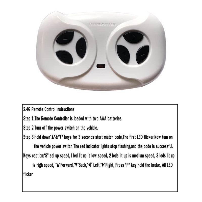 12V 7-Pin Socket with 2.4G Bluetooth Remote Control and Receiver Box Magic Cars 4