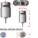 Pair of 12V-24V High-Speed Fast Drive Motors for Kids' Power Wheels Magic Cars 3