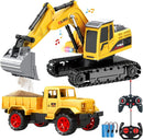 Maquinaria de construcción excavadora a control remoto para niños pequeños Magic Cars 0