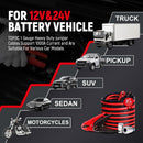 Heavy Duty Jumper Cables for Car, SUV, and Battery Jump Starting Booster Magic Cars 15