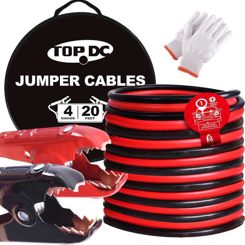 Heavy-Duty Automotive Booster Jumper Cables for Car, SUV, and Truck Batteries Magic Cars 18