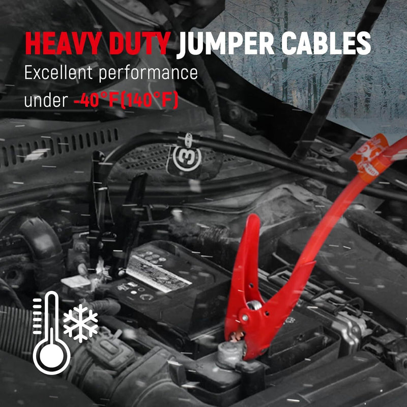Heavy-Duty Automotive Booster Jumper Cables for Car, SUV, and Truck Batteries Magic Cars 21