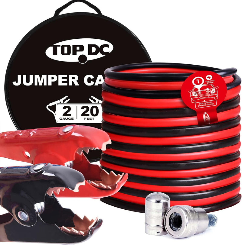 Heavy-Duty Automotive Booster Jumper Cables for Car, SUV, and Truck Batteries Magic Cars 22