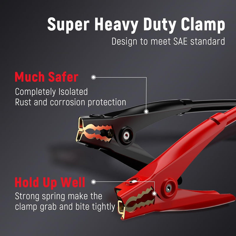 Heavy-Duty Automotive Booster Jumper Cables for Car, SUV, and Truck Batteries Magic Cars 25