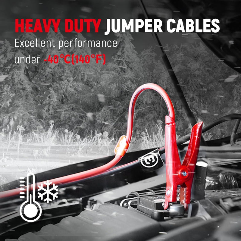 Heavy-Duty Automotive Booster Jumper Cables for Car, SUV, and Truck Batteries Magic Cars 26