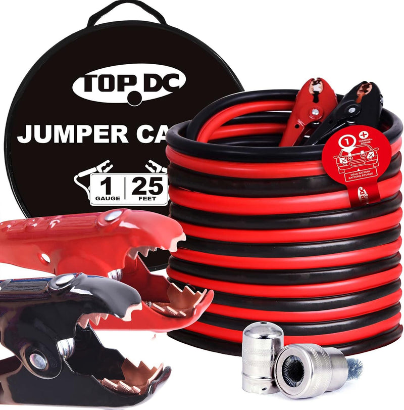 Heavy-Duty Automotive Booster Jumper Cables for Car, SUV, and Truck Batteries Magic Cars 9