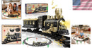 JUQU 19-Piece Battery-Operated Train Set for Kids with Lights and Sounds Magic Cars 1