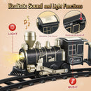 JUQU 19-Piece Battery-Operated Train Set for Kids with Lights and Sounds Magic Cars 5