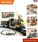 JUQU 19-Piece Battery-Operated Train Set for Kids with Lights and Sounds Magic Cars Variant 0