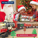 JUQU Electric Christmas Train Toy with Lights and Holiday Music for Children Magic Cars 7