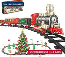 JUQU Electric Christmas Train Toy with Lights and Holiday Music for Children Magic Cars Variant 0