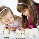 Kasyat 16-Piece Arctic Wildlife Figurine Collection Magic Cars 5