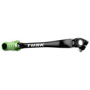 Kawasaki KLX110L Adjustable Folding Shift Lever with Black/Green Tip 2010-2020 Magic Cars Variant 0