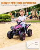 AT2 12V Electric ATV for Kids Ages 3-6, 4-Wheel Ride-On Toy Magic Cars 5