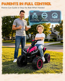 AT2 12V Electric ATV for Kids Ages 3-6, 4-Wheel Ride-On Toy Magic Cars 8