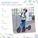 Kids Scooter with Large Wheels and Adjustable Handlebar for Ages 5-12 Years Magic Cars 5