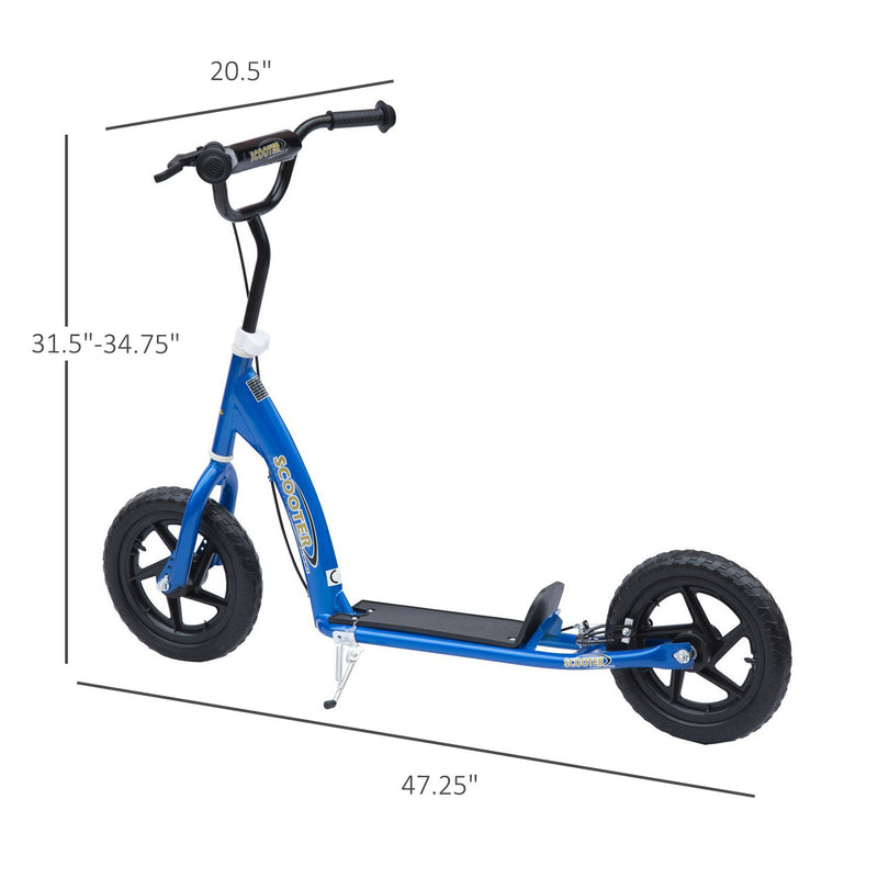 Kids Scooter with Large Wheels and Adjustable Handlebar for Ages 5-12 Years Magic Cars 6
