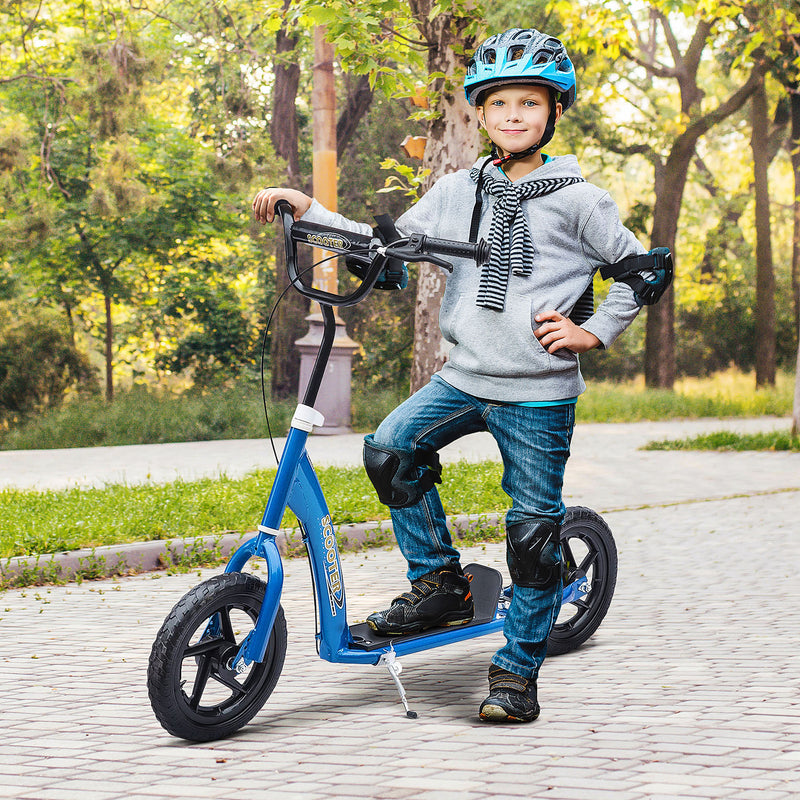 Kids Scooter with Large Wheels and Adjustable Handlebar for Ages 5-12 Years Magic Cars 8